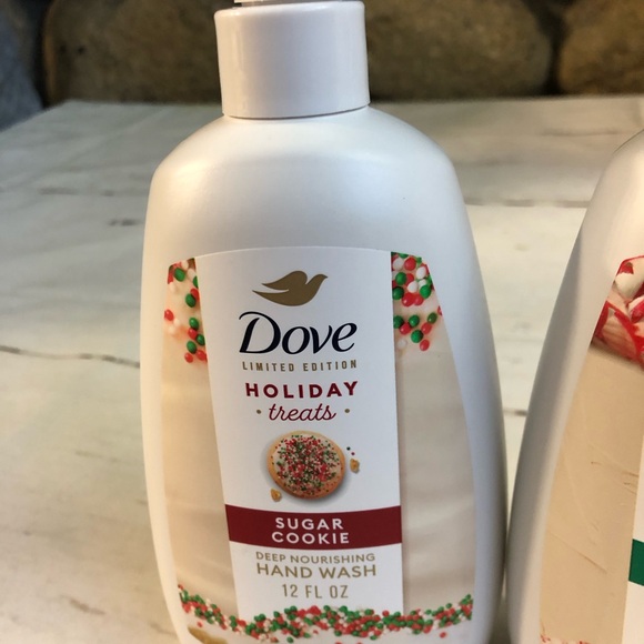 Dove Limited Edition Holiday Treats Sugar Cookie Peppermint Hand Wash 12 Oz - Picture 3 of 4